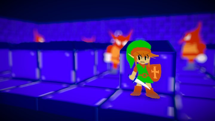 Legend of Zelda-Second Dungeon 3D Model