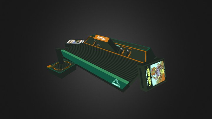 Atari2600 Posed 3D Model