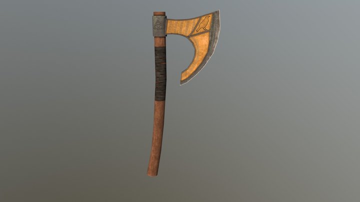 Rydell Legendary Axe 3D Model