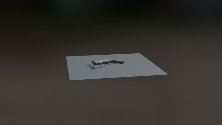 Gun Model 3D Model
