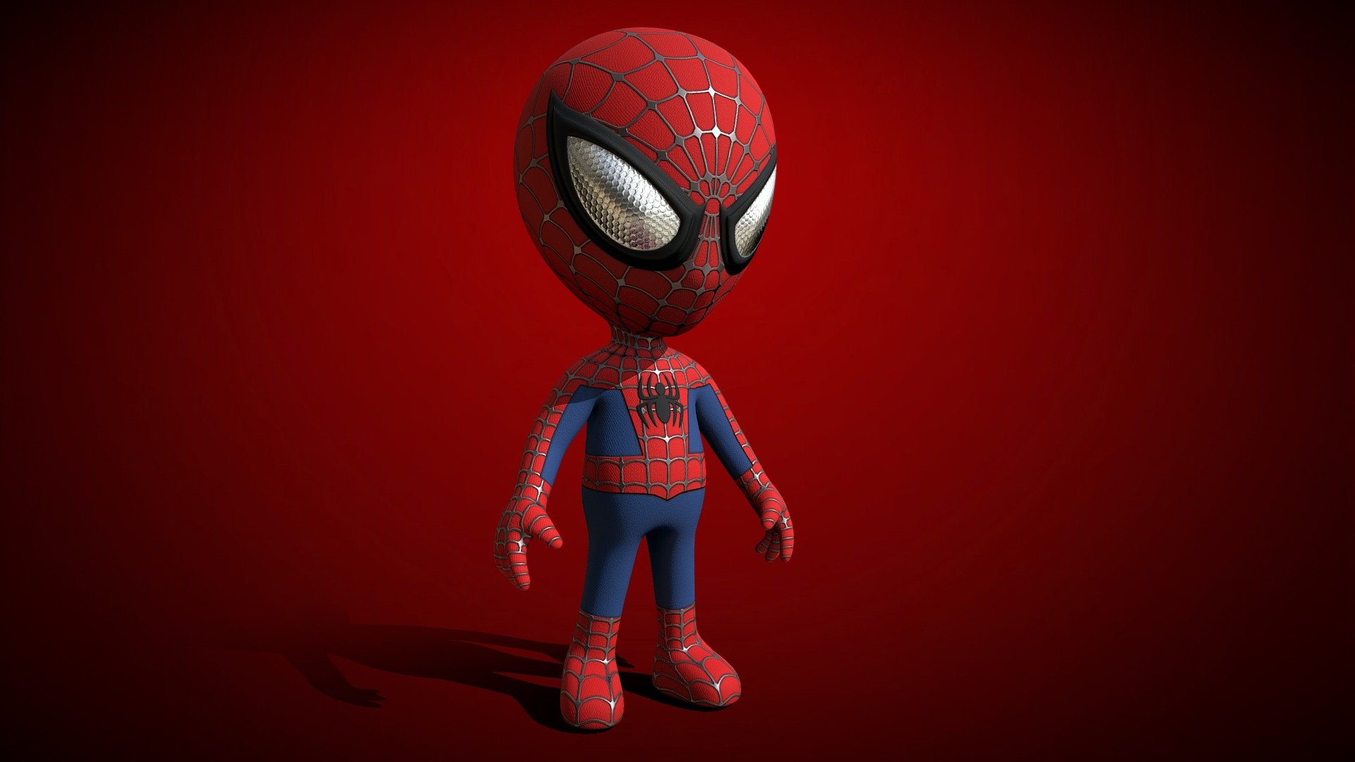 Spiderman A-pose (toys figures styles) - Buy Royalty Free 3D model by ...