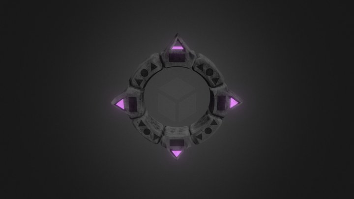 Purple Portal 3D Model