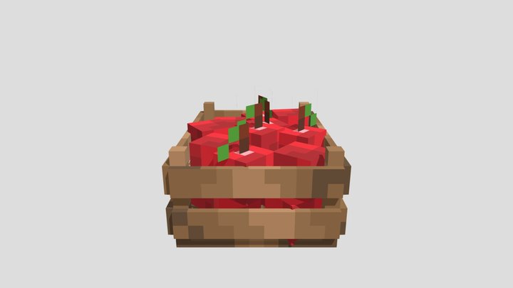 Apple Box 3D Model