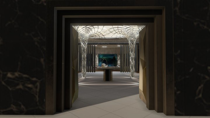 Virtual Showroom Pont Des arts 3D Model