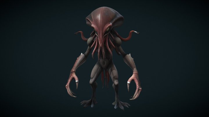 Abyssal Squidfiend 3D Model