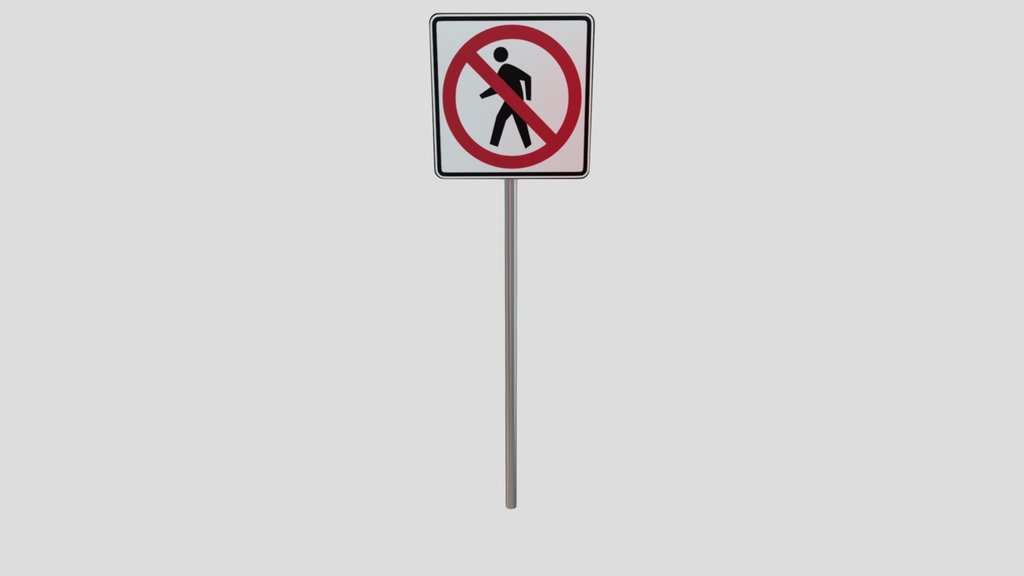 No Pedestrian Crossing