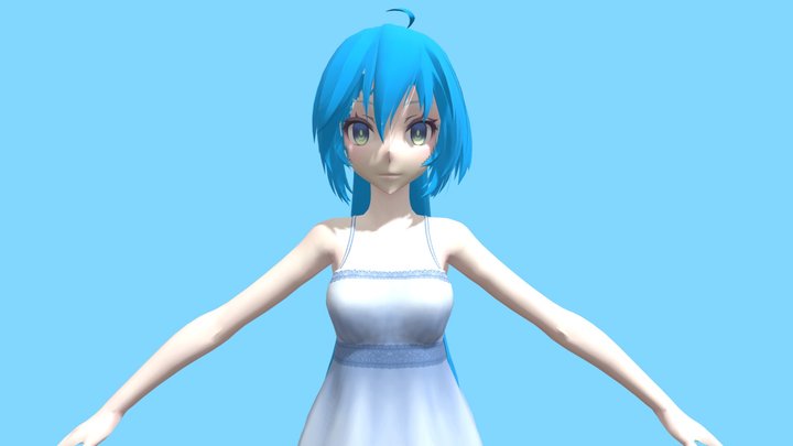 TDA Miku (Beach Ver.) 3D Model