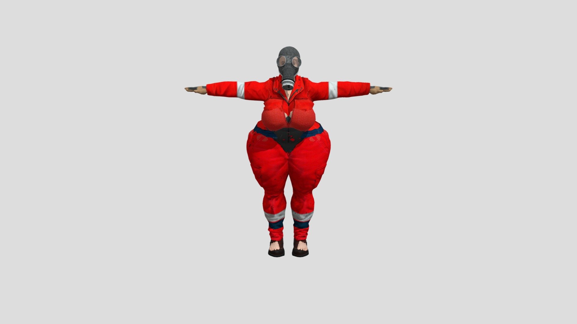 Commission Chamoy20 Thicc Fem Pyro - Download Free 3D model by Autistic ...