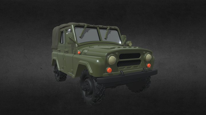 UAZ-469 3D Model