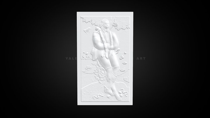 Portrait of Anthony Maria Browne 3D Model