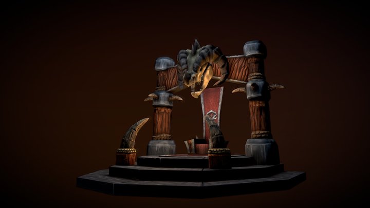 Altar of Storms 3D Model