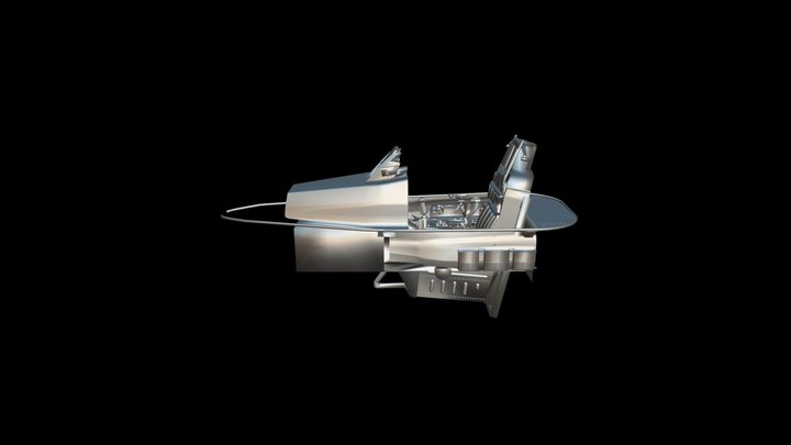 F-16 Cockpit environment 3D Model