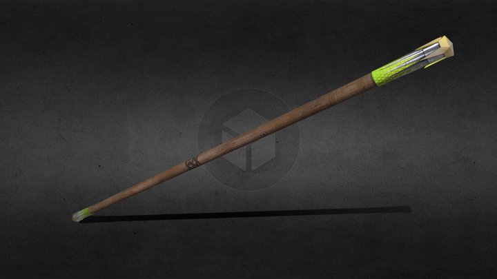 Quarterstaff 3D Model