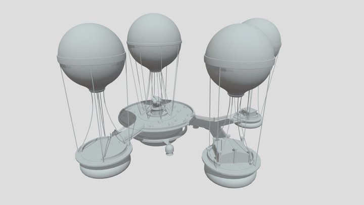 Sky pub blocking 3D Model