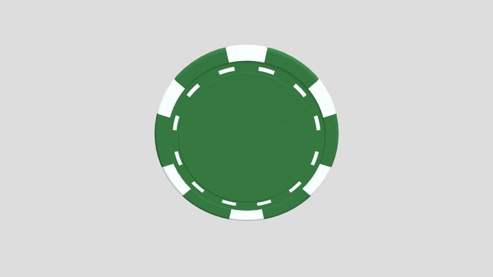Poker Chips 3D Model