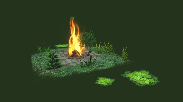 projekt-fireplace-uvw 3D Model