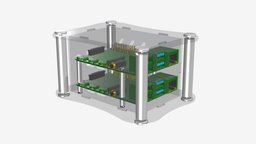 RPA-4B-2 - Double layered type (PCB mount image)