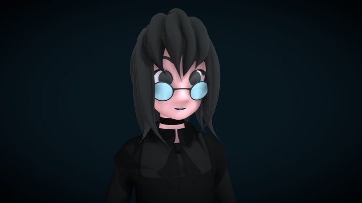 Girl Black! 3D Model