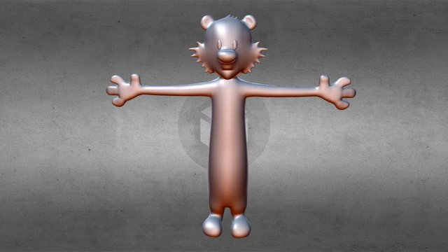 Hobbes 3D Model