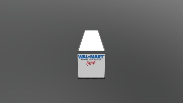 Trailer - Walmart 3D Model