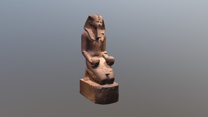 Egyptian Statue Photogrammetry 3D Model