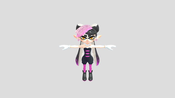 Splatoon - Callie 3D Model