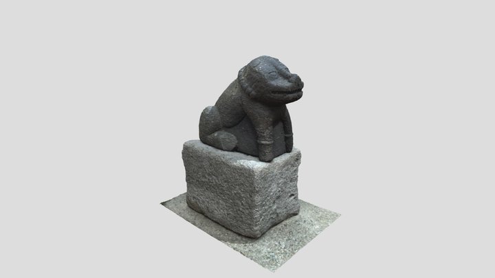 2022-06-06(水天宮狛犬) 3D Model