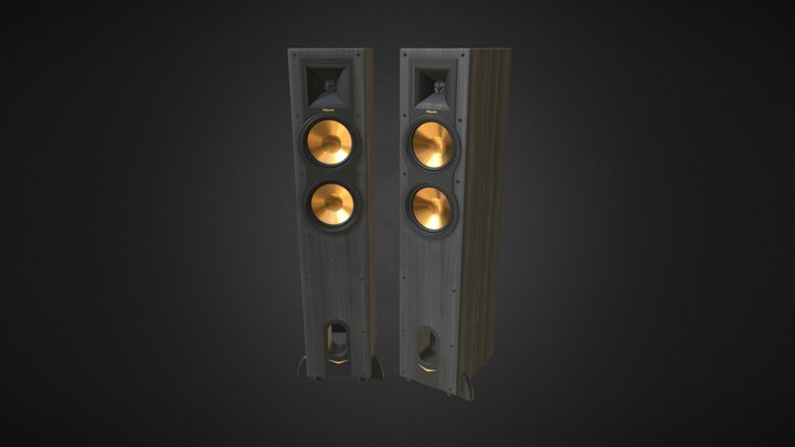 Klipsch Floor Speakers 3D Model