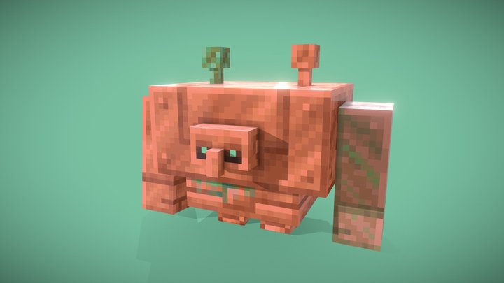 Copper golem boss 3D Model