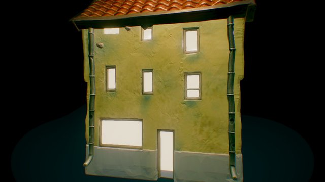 stylistic Stockholm house 3D Model