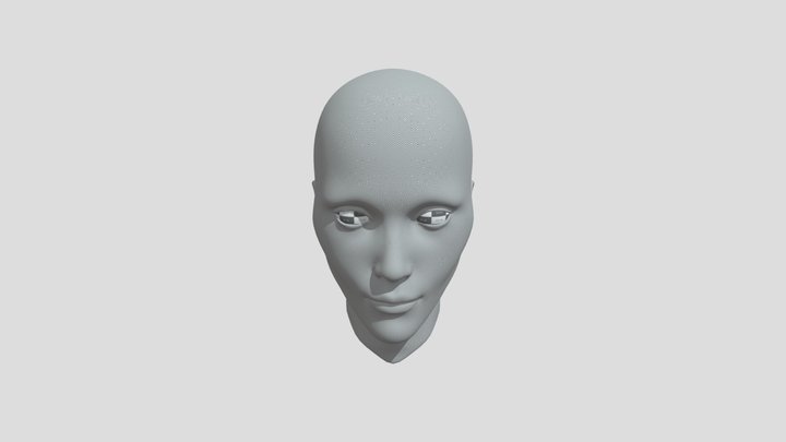 Simple Head Model 3D Model