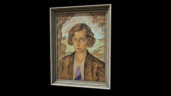 Painting by Stanisław Ignacy Witkiewicz – Free 3D Model STL