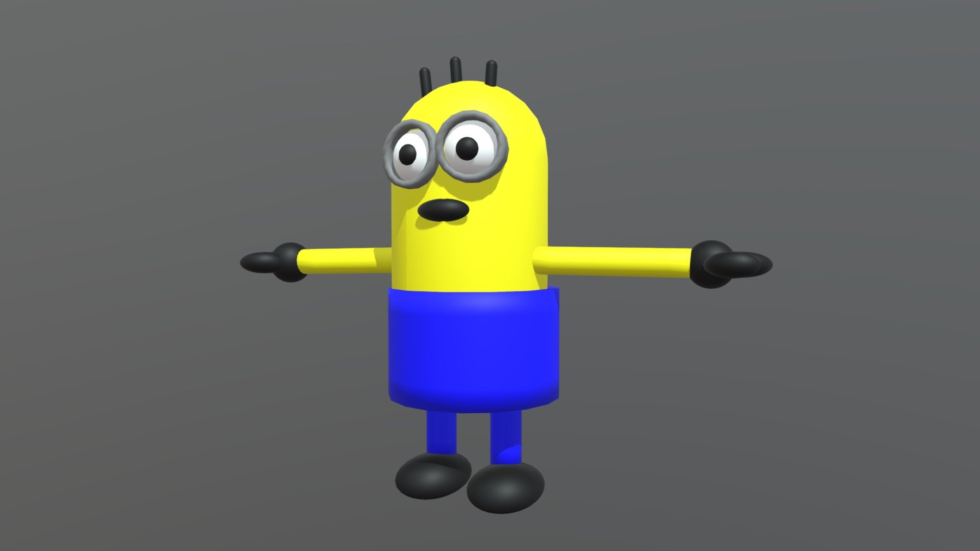 Minion Smart Poly Model OBJ Download Free 3D model by jaspermateodev