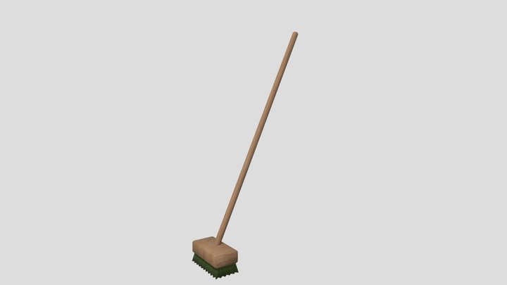 Deck Brush 3D Model