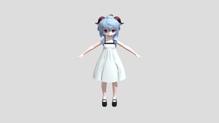 Ganyu Smol By夕月楠枝 3D Model
