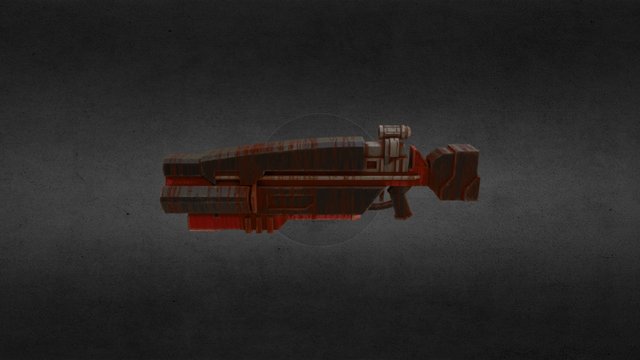 sci fi gun 3D Model