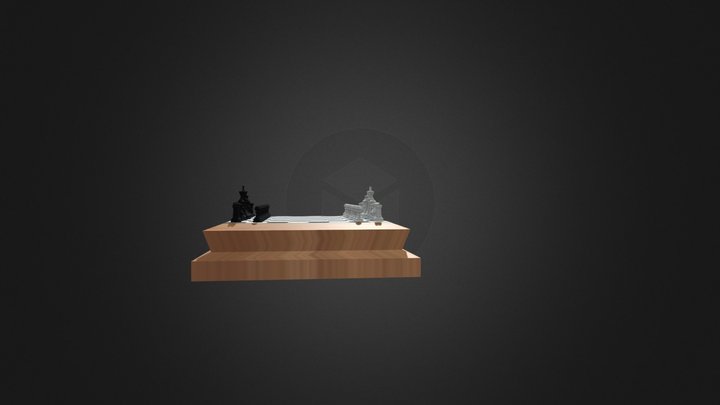 Chess Set 3D Model