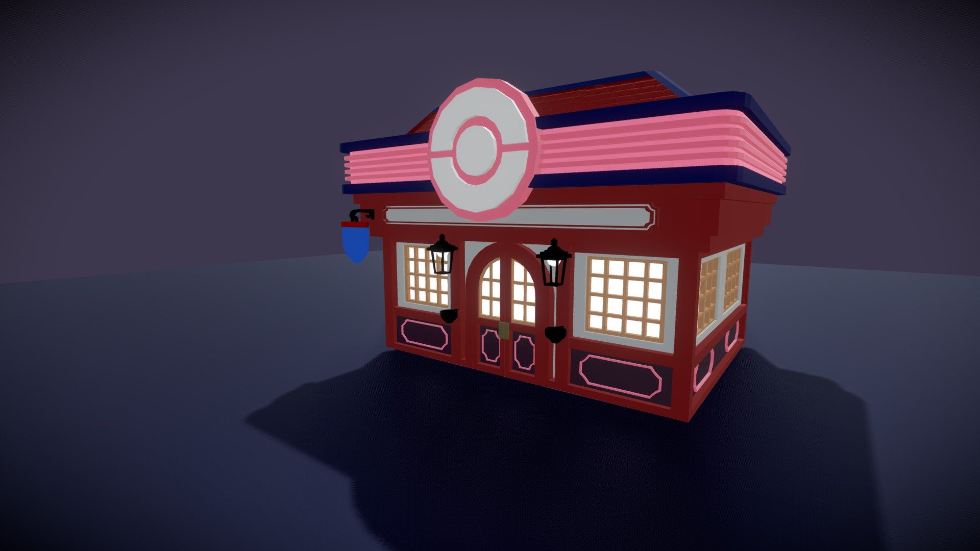 Pokemon Center - 3D model by ThadeuJ [db7806e] - Sketchfab