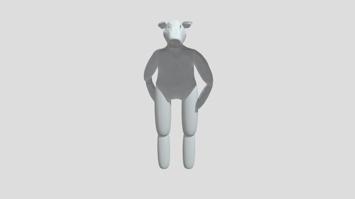 piggyman 3D Model