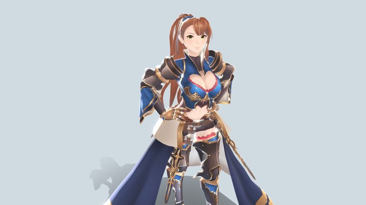 Granblue Fantasy Beatrix 3D Model