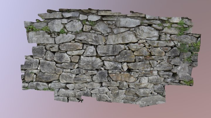 Stone Wall Nr.1 3D Model
