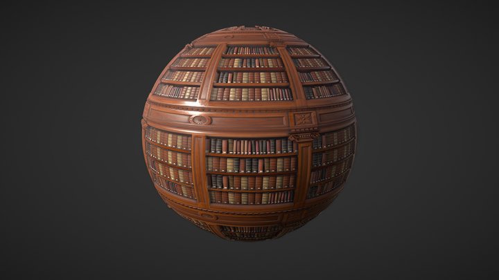 Library Ball 3D Model