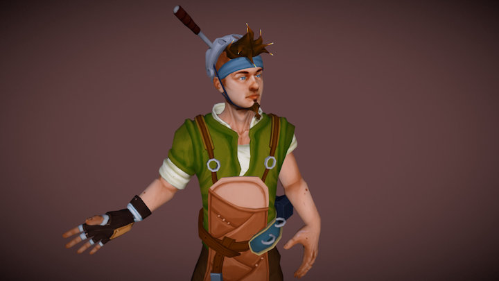 Blacksmith 3D Model