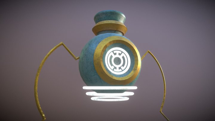 Blue lantern 3D Model
