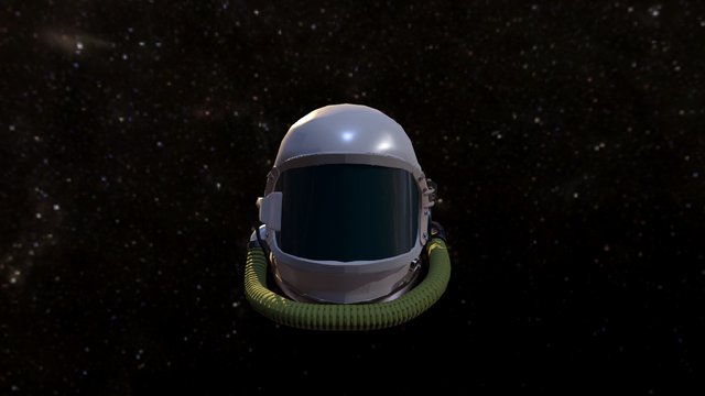 Russian Astronaut Helmet 3D Model