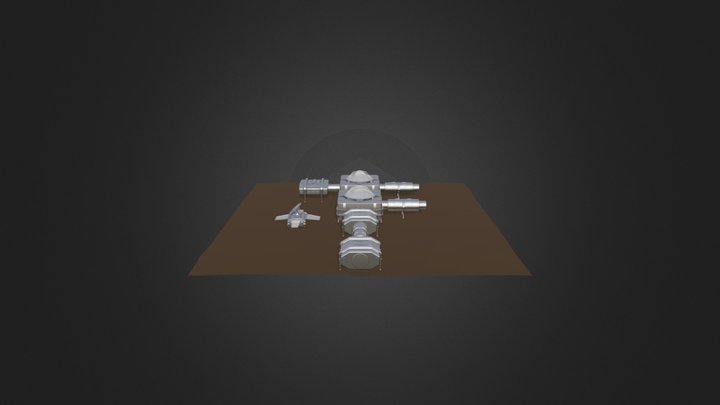 Space_Research_Station 3D Model