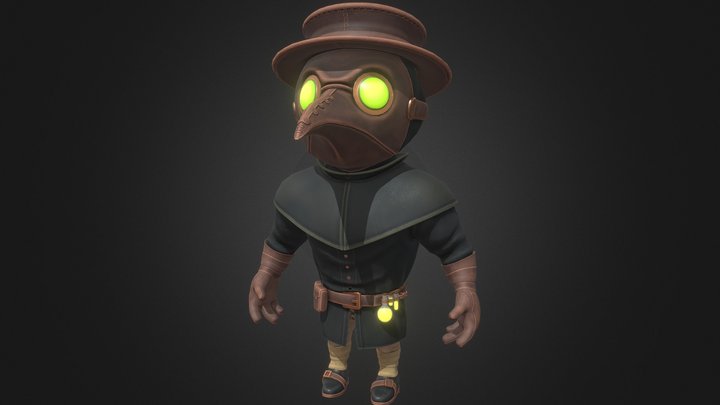 Plague Doctor Outfit 3D Model