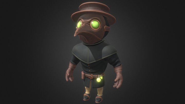 Plague Doctor 3D Model