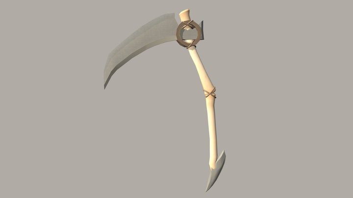 Bone Scythe 3D Model