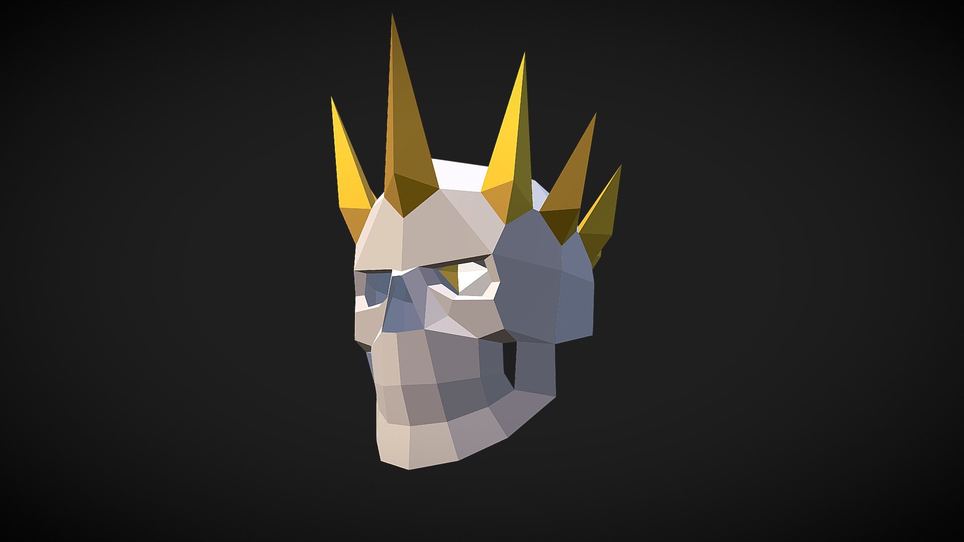 KING - helmet mask SKF - 3D model by paperstatue [db7da5c] - Sketchfab